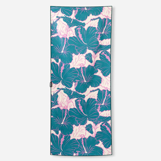 Original Towel: Hibiscus Teal Ocean