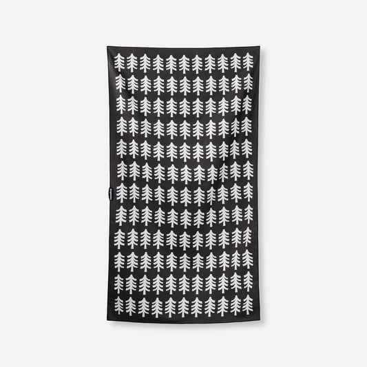 Ultralight Towel: Fresh Pines Black and Tan