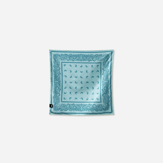 Bandana Towel: Paisley Seafoam Green