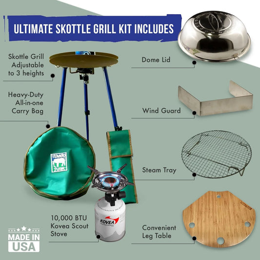 Ultimate Skottle Cooking Grill Kit