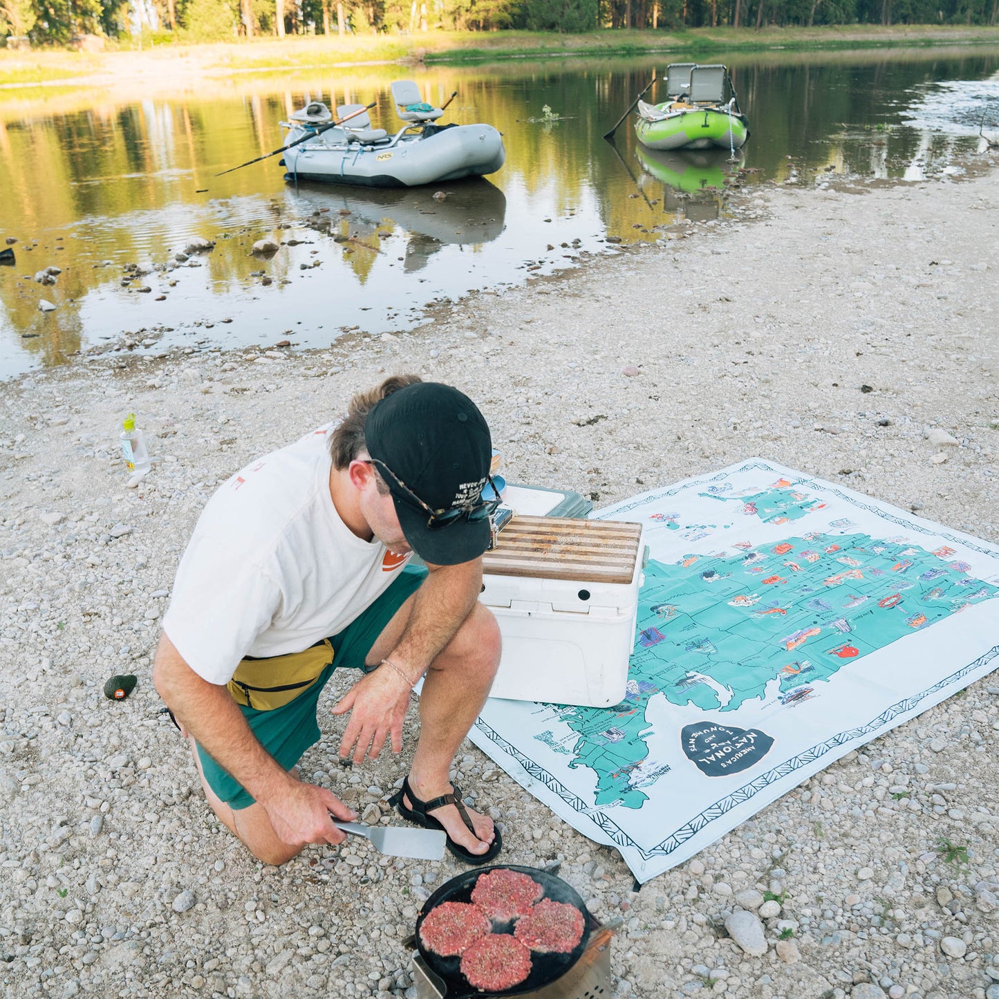 Festival Blanket: National Parks and Monuments Map