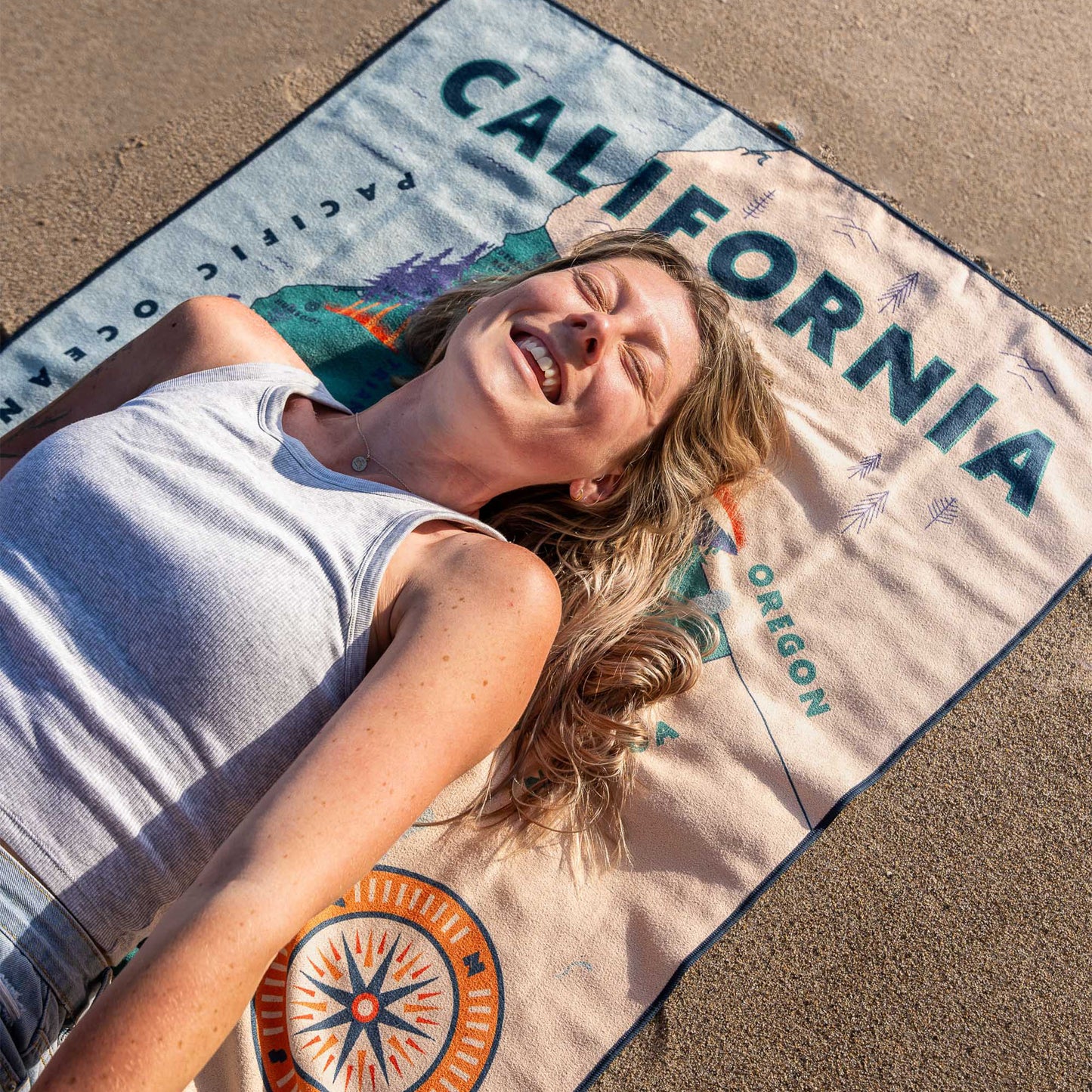 Original Towel: California Map