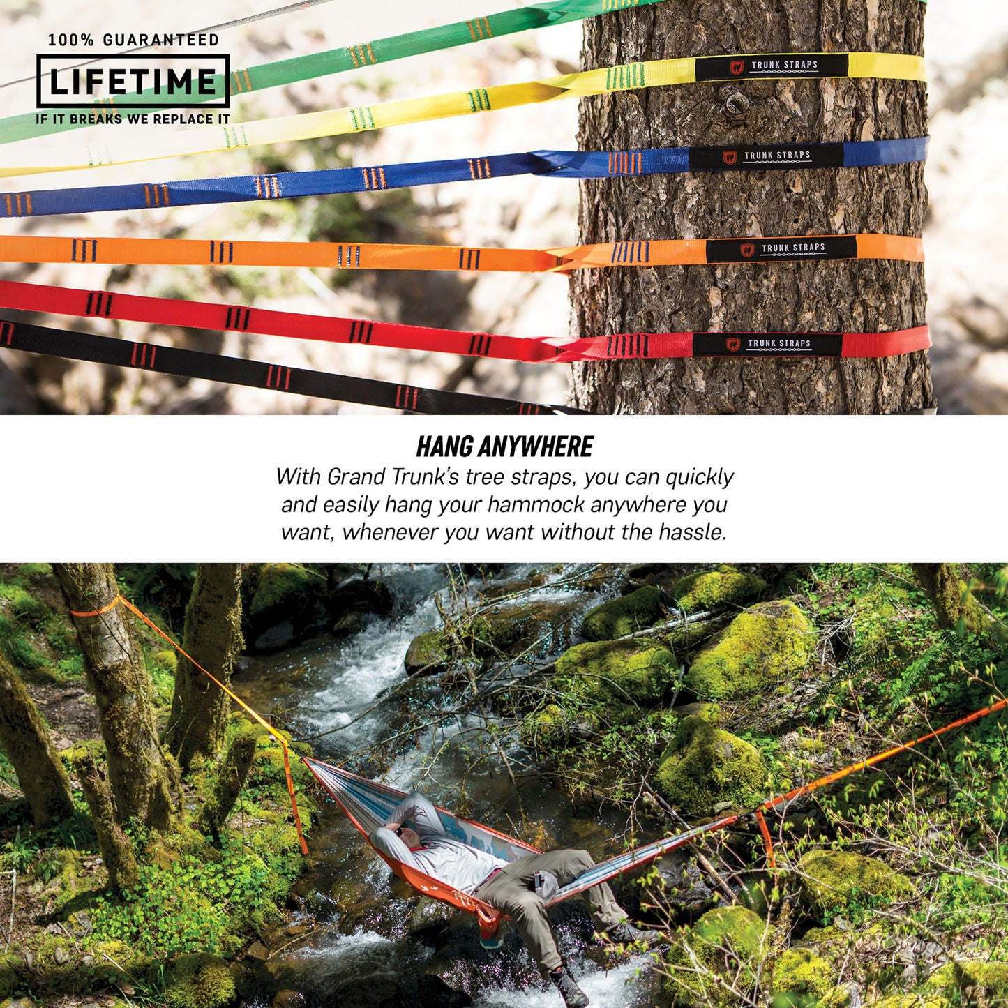 Trunk Straps - Hammock Suspension Straps